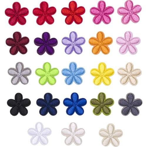 23 kinds flowers Series For Clothes Iron on Embroidered Patches For Hat Jeans Sticker Sew-on DIY Patch Applique Badge Decor