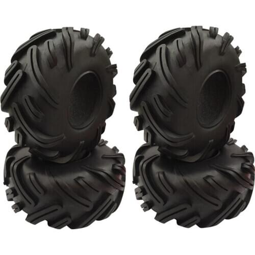 4PCS RC Rock Crawler 2.2 inch Tires Soft 140mm Tyre With Foams for Axial Wraith RR10 SCX10 Jeep Wrangler TRX-4 TRX4 2.2 WHEEL