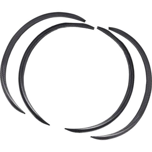 Car Lip Trim Protective Tool Wheel Heel Eyebrow Trims Strip Rubbing Strip Auto Wheel Anti-friction Strip Car Flexible Fender 2PC