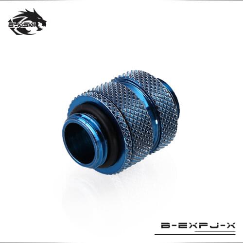 BYKSKI G1/4" Male to Male Rotary Connectors use for GPU card Extender Expand Contract (16-22mm) use for Cross Fire connect SLI