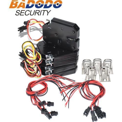 10pcs 201A Electric Control Lock DC 12V 2A Electromagnetic Door Lock Cabinet Drawer Lockers Lock Latch Carbon Steel Padlock