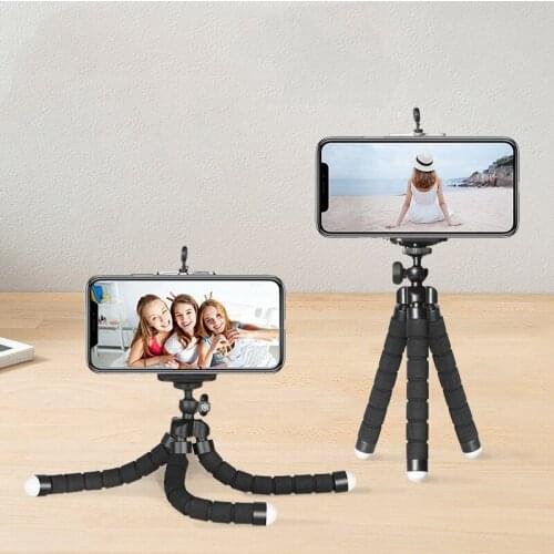 Octopus Flexible Tripod Mobile Selfie Stick Phone Holder Bracket Expanding Stand Mount Monopod For Huawei Xiaomi iPhone Camera