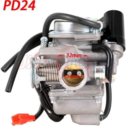 PD24 24mm Carburetor For GY6 125cc 150cc Scooter Moped ATV Go Kart Buggy QMB 152QMI 157QMJ Engine Carb