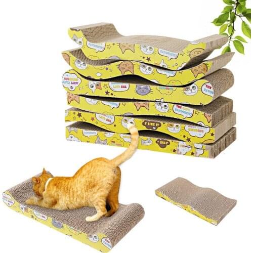 Cat Scratching Board Wearable Toy Cardboard for Kitten Scratch Board Post Claw Grinder Pet Products