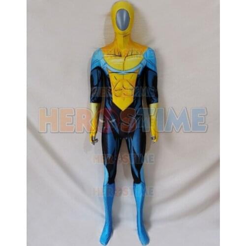 2021 New Superhero Cosplay Costume 3D Print Spandex Bodysuit Zentai Catsuit for Halloween