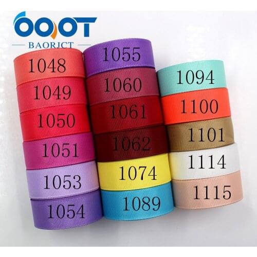OOOT BAORJCT 181012-L20mm-4,20mm 10yards Solid Color Ribbons Thermal transfer Printed grosgrain,DIY Clothing handmade materials