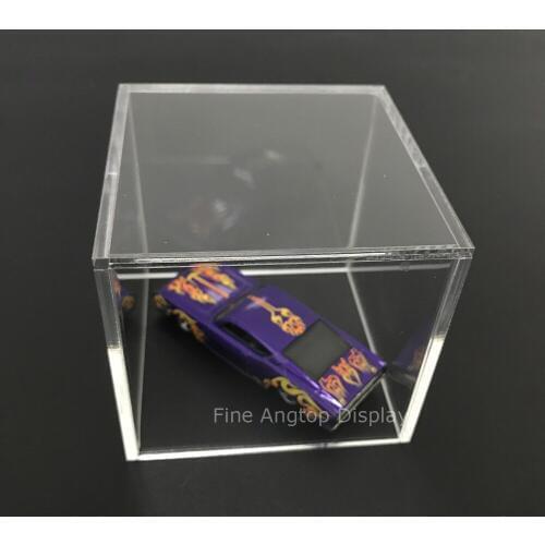 Premium Clear 5-Sided Acrylic Display Case Available With Additional Base