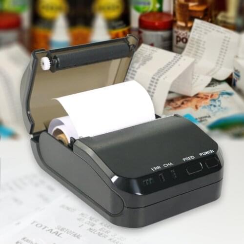 Pt-58s Portable Bluetooth Thermal Printer Mini Bill Wifi Bluetooth 58mm POS Receipt Printer