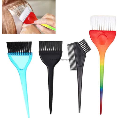 New 1PC Professional PP Handle Natural Hair Brushes Resin Fluffy Comb Barber Hair Dye Hair Brush Fashion Hairstyle Design Tool