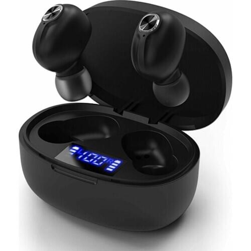 Pcmos Car Interior Accessories Bluetooth 5.0 Headset TWS Wireless Earphones Mini Earbuds Stereo Headphones IPX7 Portable Audio