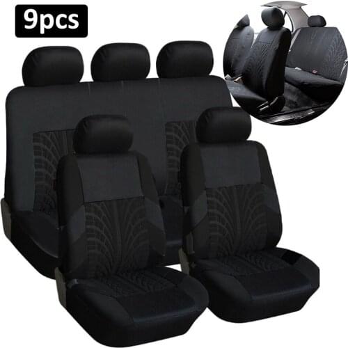 Universal Front&Rear Car Full Seat Cover Styling Car Seat Protector Cover Car Seat Covers Set Interior Accessories Embroidery