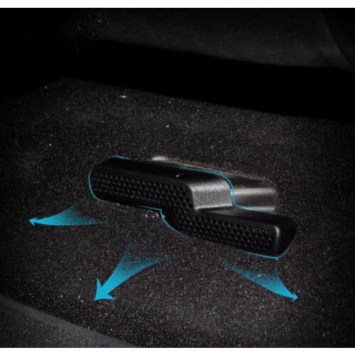 2pcs Car Under Seats Air Condition Outlet Vent Protect Covers Sticker Anti-blocking Trim For Mini Cooper One F54 F55 F56 F57 F60