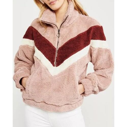 Women sweatshirt 2021 new fashion casual o-neck warm plush pullover sweatshirt women winter clothes long sleeve streetwear