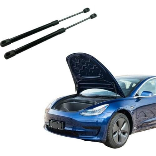 1 Set Front Trunk Lift Struts For Tesla Model 3 Black Front Gate Boot Support Gas Spring Shock Hydraulic Rod Car Accessories
