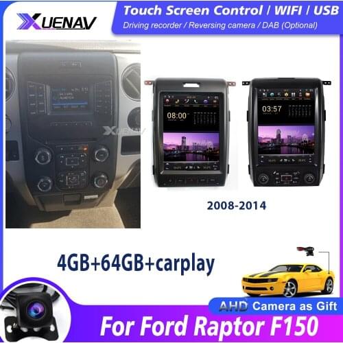 Car multimedia radio player for ford Raptor F150 car player 2008 2009 2010 2011 2012 2013 2014 For ford Auto GPS Navi Stereo