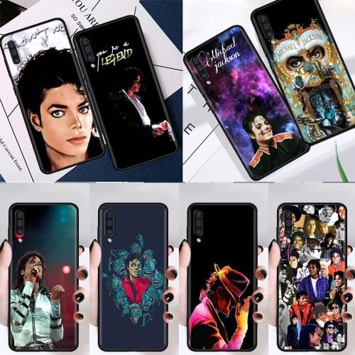 Phone Case for Samsung A50 A51 A70 A71 A21s Cover For Galaxy A10 A20e A30 A40 A20s A10s Soft Capas Michael Jackson