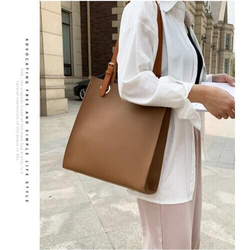 Ladies Handbags Women Fashion Bagstote Leather Shoulder Bag Top Handle Bag Female 2020 Hot High-Capacity Waterproof