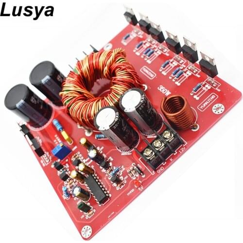 DC12V boost board voltage adjustable 30% High Power Supply Board 350W HiFi Amplifier Car Audio Transformation T0428