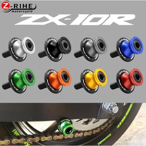 10mm Motorcycle Parts Swingarm Sliders Spools Screw For KAWASAKI ZX-10R ZX10R NINJA ABS 2020 2019 2016 2018 2011 2010 2006 2007