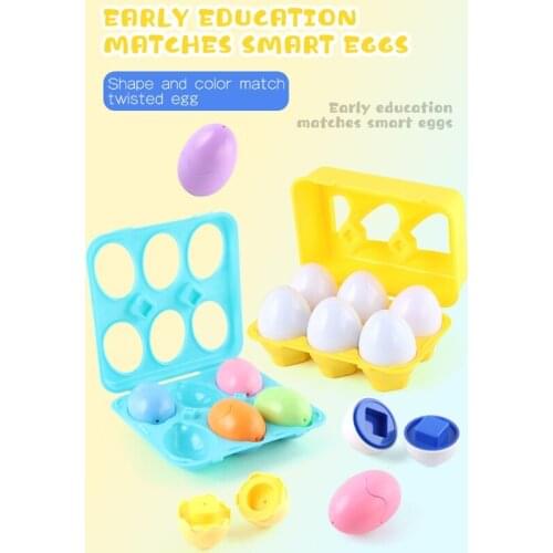 Kids Creative Puzzle Matching Eggs Shape Relieve Boredom Accessories Educational Play Funny Table Toy Best Gift