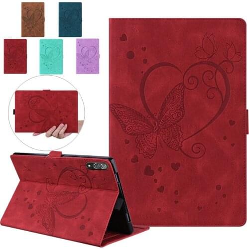 Funda for iPad Pro 11 Case 2021 2020 2018 Emboss Butterfly Flower Smart Flip Stand Cover Funda for iPad Pro 2021 Case Air 4 2020