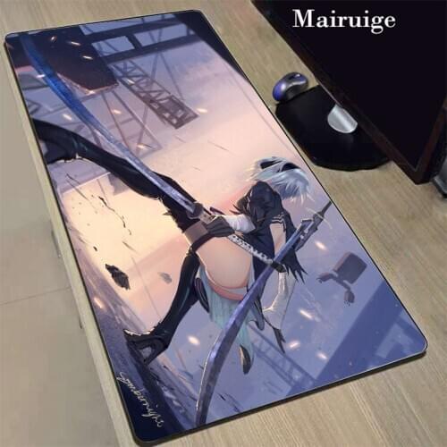 Mairuige NieR Automata Gaming Custom Mouse Pad Large Desktop Computer Mausepad Gamer XXL Control Comfortable Keyboard Table Mat