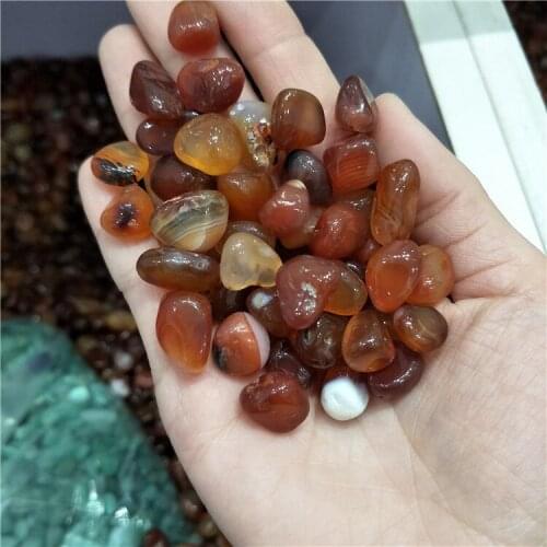 Healing crystals quartz crystals red agate tumbled stones jewelry quality natural stones and crystals rough stones 100g