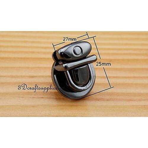 Purse lock wallet purse locks Purse Flip Locks gunmetal 27 mm x 25 mm CF45