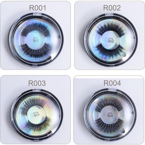 LEHUAMAO 3D Eyelashes 3D Silk Protein Lashes Thick HandMade Full Strip Mink Lashes 15Style Natural False Eyelashes Makeup Lashes