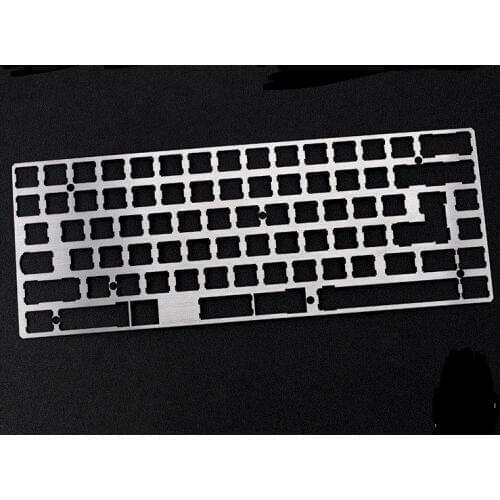Stainless Steel 75% Mechanical Keyboard support stainless steel plate for eepw84 xd84 pcb