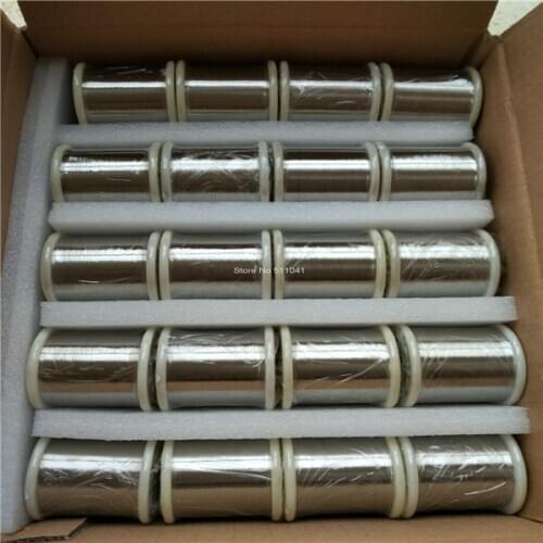 15kilos more than 99.9% Purity nickel wire 0.025 mm ,free shipping