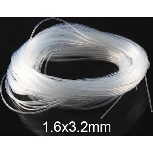 1.6x3.2mm 1.6mm 3.2mm Transparent silica gel tube food grade silicone tube lucency silicon hose FDA tasteless capillary tubing