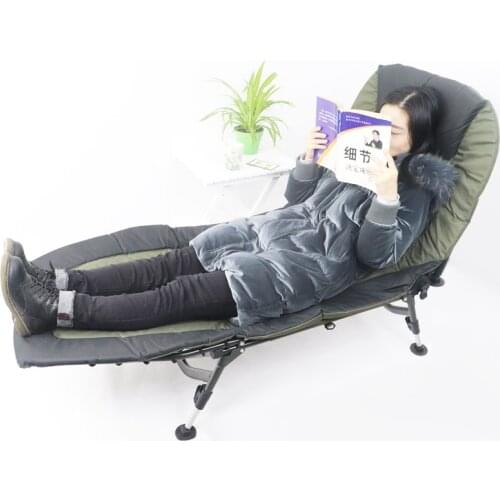Lighen Up Bed Recliner Lunch-Break Folding Single-Bed Portable Siesta Office Multifunctional Artifact