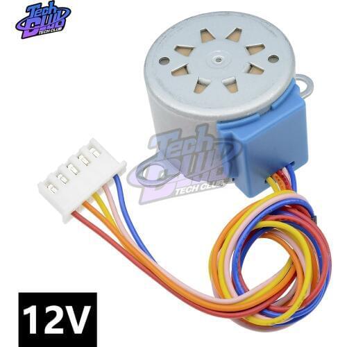 1Pcs 28BYJ-48 12V Step Motor Reduction DC Gear Stepper Motor 4 Phase 12V Step Motor Diy Kit for Arduino