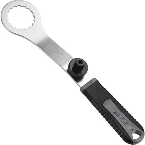 Super b TB-BB10 BB wrench Bottom Crank tool engages 16 notches of bottom bracket cups for external bearing crank set bike tool