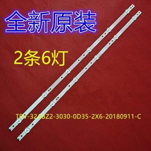 LED Backlight strip 6 Lamp for Phil ips 32"TV 32phg5813 Aoc 32s5295/78g TPV-32ABZ2-3030-0D35-2X6 Cejj-lb320z-5s1p-m3030-g