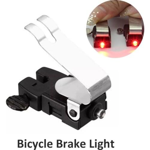 Cycling Road Bike Brake Light Bike Lights LED Cycling Nano Red LED Lights Safety Warning Light Bike Accessories Outdoor Sport