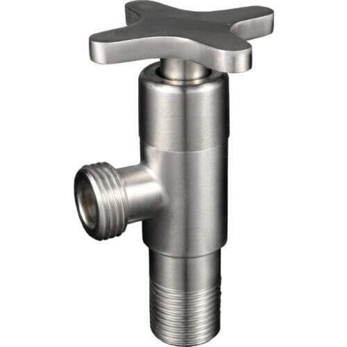 304 Stainless Steel Angle Valve G1/2 * 1/2 Water Heater Toilet Inlet Water Stop Valve Faucet Angle Valve