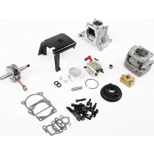 4 Bolt 32cc Upgrade 36cc Cylinder Kit with Walbro 1170 Carburetor for 1/5 HPI ROFUN ROVAN BAJA LOSI 5IVE T Rc Car Engines Parts