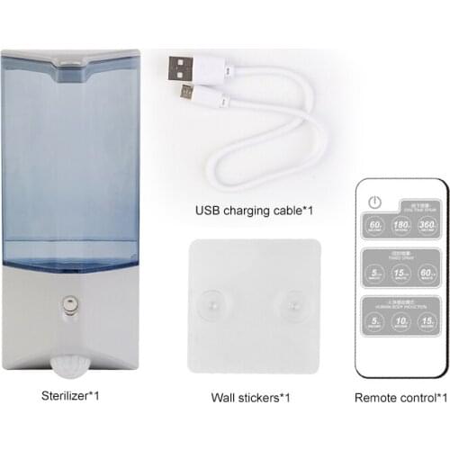 Automatic Hand Sanitizer Dispenser Motion Sensor 250ml Alcohol Hand Sanitizer Spray Machine Induction for Kitchen Bathroom