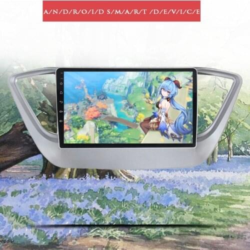 Octa Core Android 10.0 128G Car Dvd Gps Player For Hyundai Verna Solaris 2016 2017 18 Radio Video Navigation Wifi Stereo Video