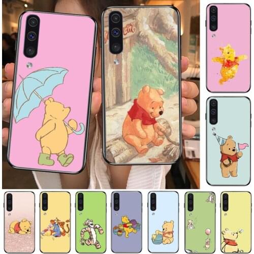 Disney Bear Winnie Phone cover hull For SamSung Galaxy S 8 9 10 20 S21 S30 Plus Edge E S20 fe 5G Lite Ultra black soft case