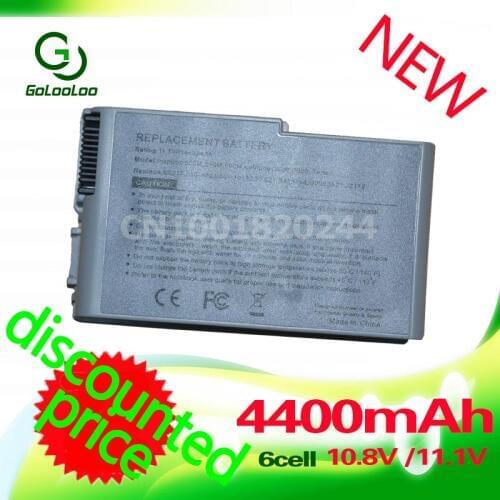Golooloo 4400MaH 6 cells battery for DELL Inspiron 500m 510m 600m Latitude 500m 600m D500 D505 D510 D510 D520 D530 D600 D610