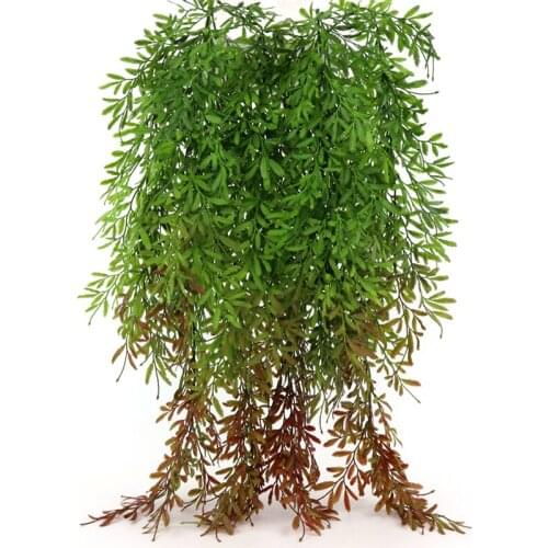 Artificial flowers plants 84cm Artificial Willow Rattan Fake Foliage Flowers Ivy Vines Artificial Plants DIY Home decoration