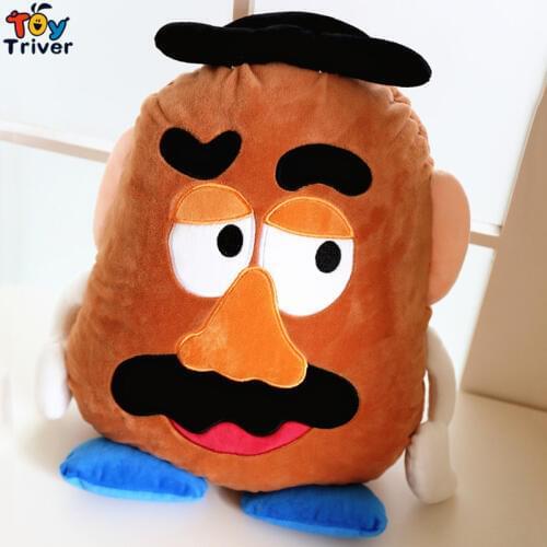 Plush Mr.Potato Blanket Toy Stuffed Doll Cushion Pillow Air Condition Office Car Nap Travel Carpet Kids Shower Birthday Gift