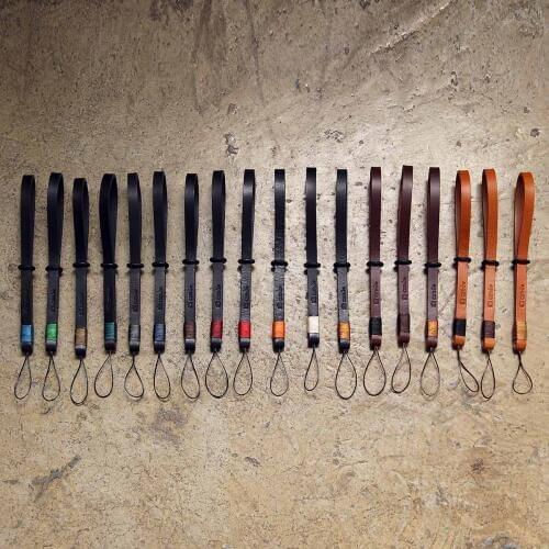 Cam-in WS028 Leather Camera Hand Wrist Strap Wriststrap Vintage Style Belt for SLR DSLR Digital Cameras