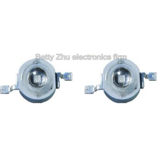 50PCS/LOT 3W high power blue 45 * 45 460-470NM 80-90LM LED lamp bright DIY ball steep light fittings