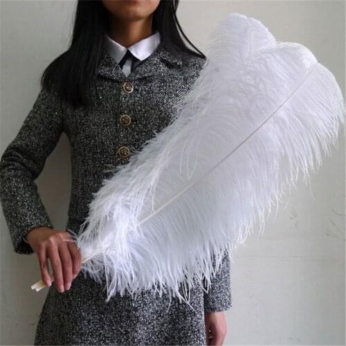 Hot Sale 10-50pcs/lot High Quality Ostrich Feather 60-65cm/24-26inches Carnival Diy Home Christmas Dancers Feathers for Crafts