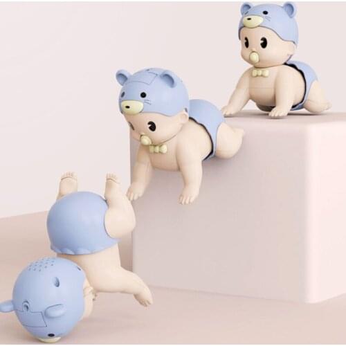 Cute Simulation Pacifier Electric Crawling Toddler Doll Humanoid Baby Toy K1KC