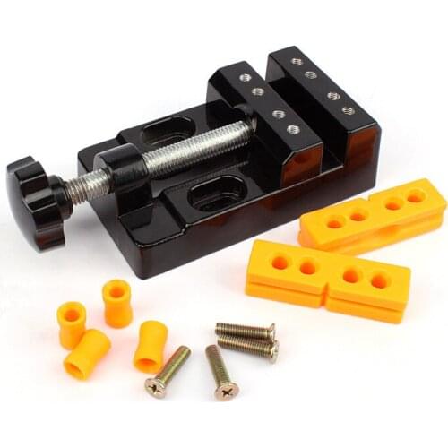 Mini Bench Vise Small Desktop Fast Flat-nose Pliers Desktop hand-polished holder Clamp Bed Mini Bench Vise